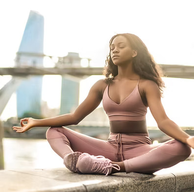 Meditating Outdoors